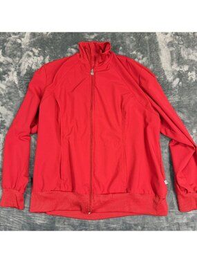 Cherokee Infinity Red Full-Zip Jacket 3XL Lightweight Stretch Material